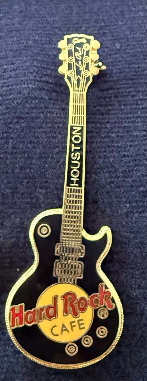 Hard Rock Cafe Houston Guitar Pin